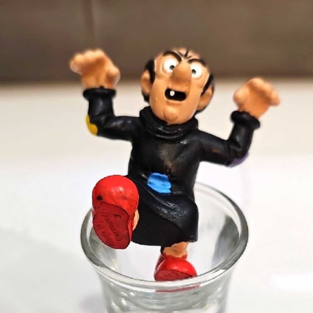 Smurfs Rare Prowling Gargamel Smurf 20418 Schleich Peyo PVC made in Germany 3